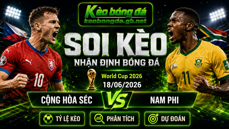 Đội hình dự kiến trước trận Cộng hòa Séc và Nam Phi