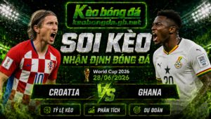 Đội hình dự kiến trước trận  Croatia và Ghana
