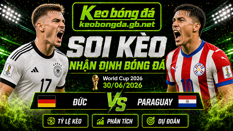 Đội hình dự kiến trước trận  Đức và Paraguay