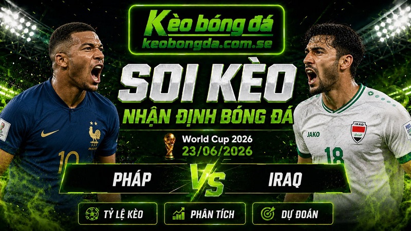 Đội hình dự kiến trước trận Pháp và Iraq