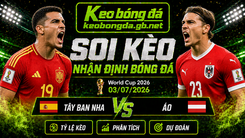 Đội hình dự kiến trước trận  Tây Ban Nha và Áo