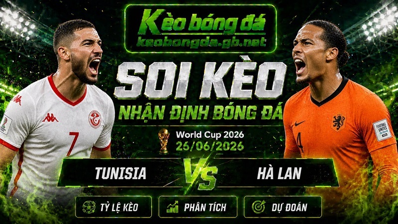 Đội hình dự kiến trước trận  Tunisia và Hà Lan